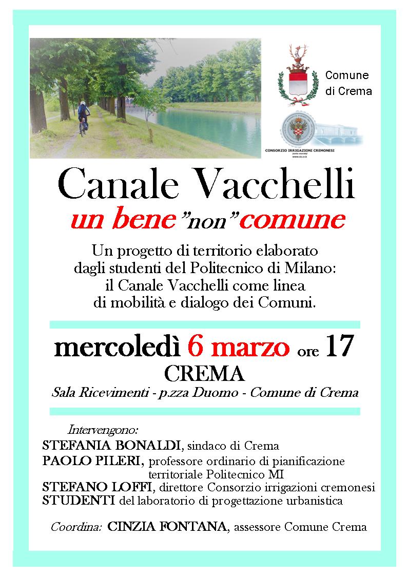 Canale Vacchelli un bene ‘non’ comune